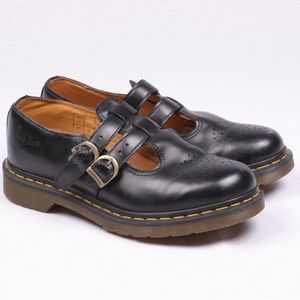 Mary Jane Doc Martens 🖤 blk leather sz 9